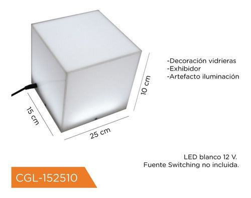 Letratec Acrylic LED Light Box CGL-152510 1