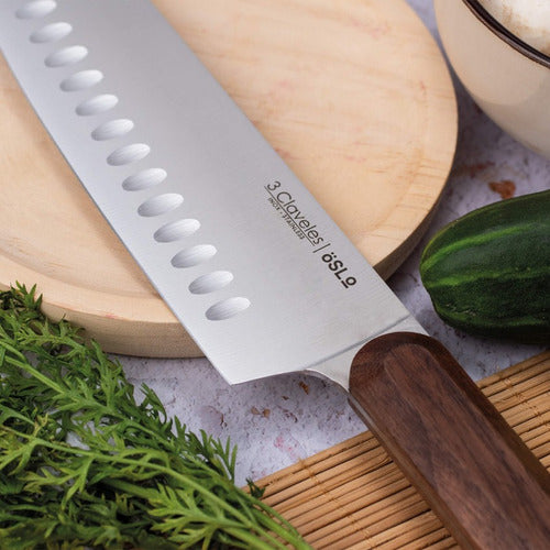 3 Claveles Santoku Knife Oslo 17.5cm 1