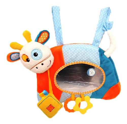 El Duende Azul Rattle Mirror with Activities Jeg 6409 0