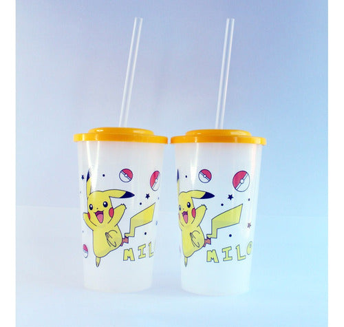 10 Personalized Transparent Souvenir Cups with Name 18
