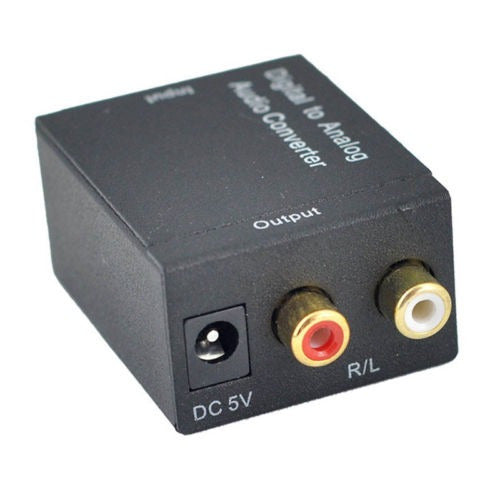 Digital Spdif Óptico Toslink Coaxial Conversor De Audio Anal 2