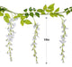 Lvydec Wisteria Flores Artificiales Garland 4 Unids Total 28 4