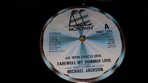 Michael Jackson Farewell My Summer Love Call On Me Maxi Uk 0