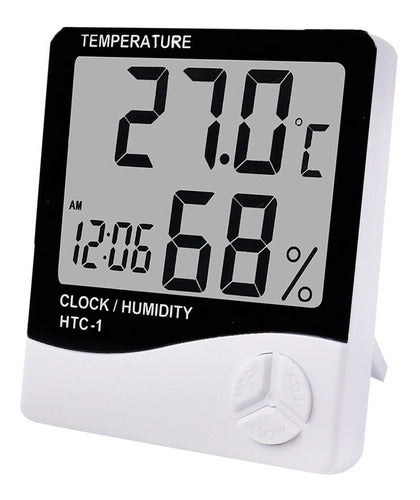 Termohigrometro Digital - Medidor De Temperatura Y Humedad 0