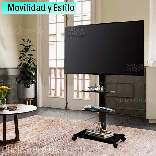 Mobile TV Stand with Wheels for LED, LCD, Plasma | Fits 32 to 70 Inches 5