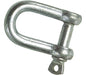 Set of 3 Galvanized Stainless Steel Straight Shackle, M16 5/8 Connor 0