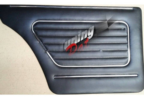 Naonis Juego Panel De Puerta Tapizado Fiat 125 C/ Moldura Cromada 6