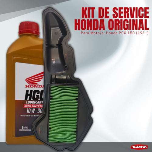 Kit Air and Oil Filter Original HGO Semisynthetic for PCX 150 19-22 2