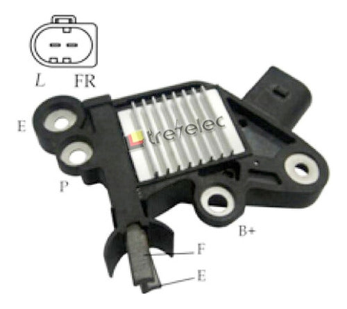 TRESELEC Voltage Regulator Fiat Palio Siena Linea Argo Doblo Toro 1.8 1