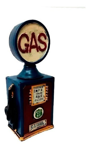 Vintage Gasoline Pump Coin Bank M6 - Sheshu 0