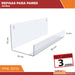 LETATEC Repisa Pared Acrílico Pp6-3010-3 Pack/3 1