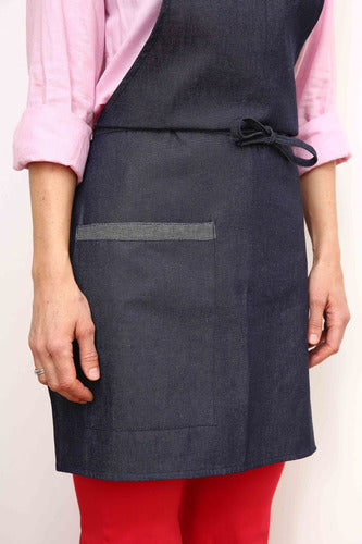 100% Artesanal Jean Apron Pack of 3 0