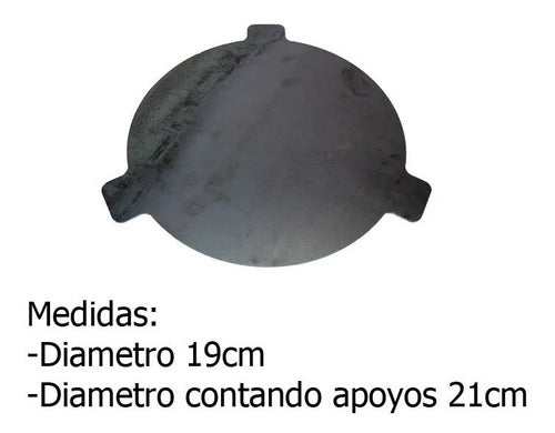 Chapa De Acero Acc Kamado Argentino Mini Kamado 13 1