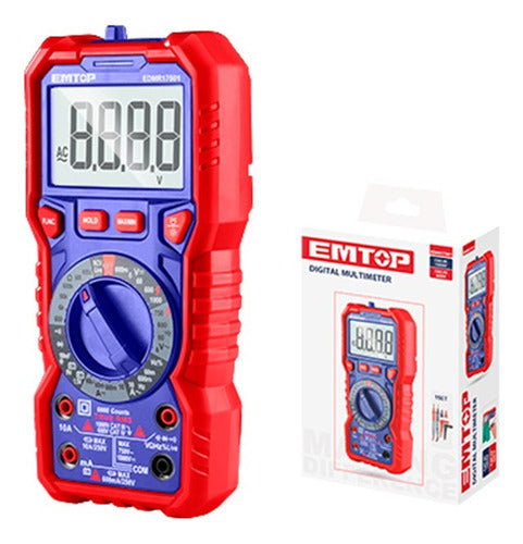 Digital Multimeter Tester 1000V Emtop Non-Contact Detection 0