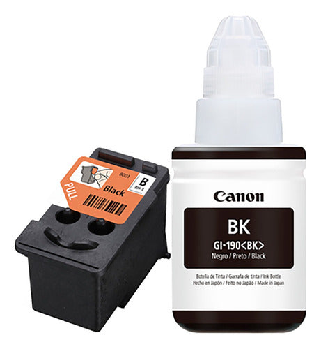 Cabezal Canon Combo Kit Bh-10 + Tinta Gi-10 Negro Original 0