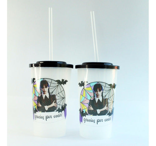 10 Personalized Transparent Souvenir Cups with Name 3