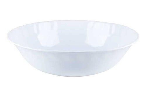 Ensaladera Melamina 25cm Set X 6 Blanca Plástica Bowl 0