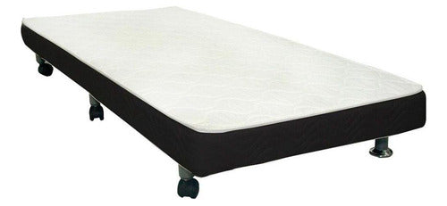 Cama Box C/auxiliar Casal Revolution Preto (138x188)ortobom 4