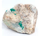 Dioptase and Calcite on Matrix - D27 - Stone 1