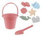 Norcel Silicone Beach Bucket Set with Toys for Kids 0