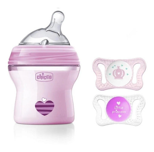 Chicco Natural Feeling Newborn Set - Bottle + Pacifier 4