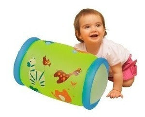 GymTonic Rolo Cilindro Sonido Inflable Psicomotricidad Transparente 0