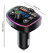 Bluetooth FM Transmitter Car USB Charger Multicolor Q7 4