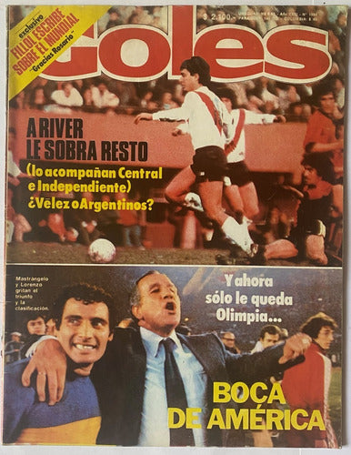 Goles 1594 Revista Fútbol Y Deportes Argentina 1979 Ez4 0