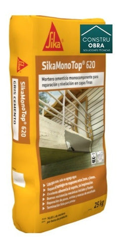 Sika Monotop 620 Mortero De Reparación Capa Fina 25 Kg 0