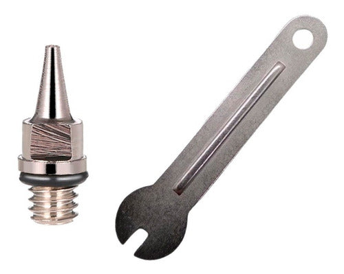 Nozzle Tip 0.5mm Replacement for Double Action Airbrushes with Key 0