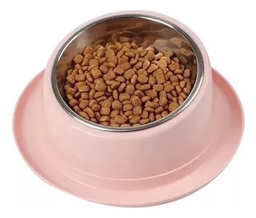 Stainless Steel Pet Bowl for Dogs and Cats - 18cm 1