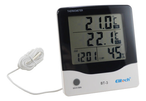 Digital Indoor Thermometer Hygrometer Clock Alarm 1