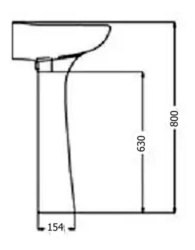 Columna Ferrum Para Andina Florencia Traful Blanco Ctf B 1