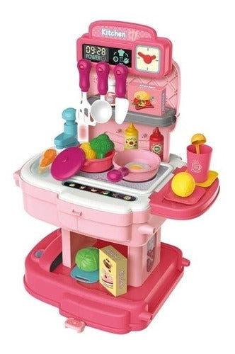 Juguete Juego Set De Cocina Mochila Funny Land 2