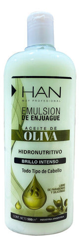 HAN Anti-Frizz Olive Hair Treatment Kit + Comb 4