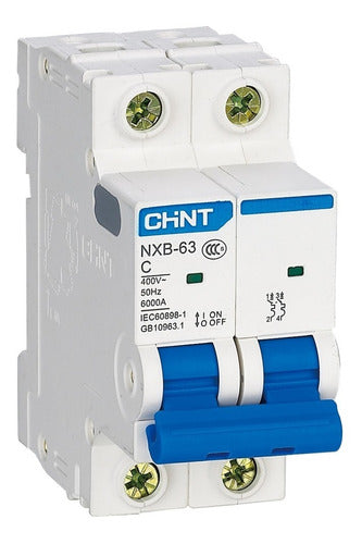Chint Bipolar Thermal Circuit Breaker 2x6amp Thermomagnetic 6amp 4