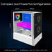 Zeus Gamdias White Rgb Gaming Atx Mid Tower Pc Case Con Pane 2