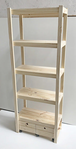 Wooden Shelf - Nordic Style 0