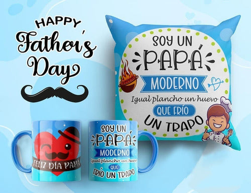 Imprimi Kits Diseños Tazas Y Almohadones Día Del Padre Combo Subli #cp07 0