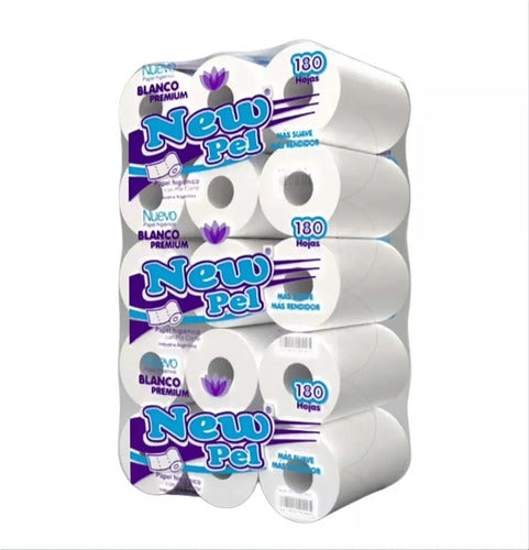 Papel Higienico New Pel 60 Metros Bolson X 30 Rollos 0