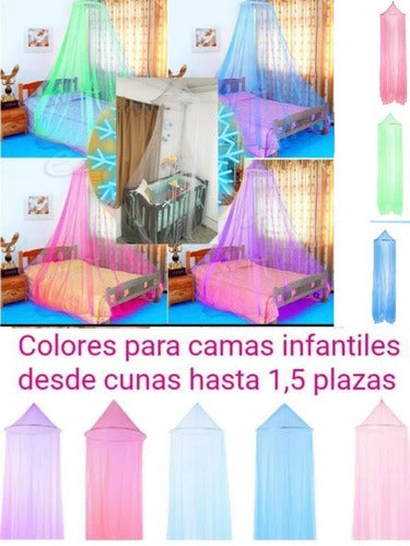 Tul Mosquitero Para Cuna En  Diferentes Colores 2