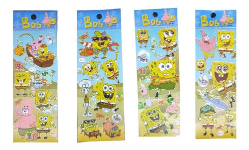 Stickers Bob Esponja  X 20 Planchas Ideal Souvenir V Crespo 0