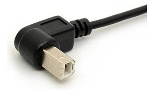 15 M Usb Un Adaptador De Impresora Cables De Angulo De 90 Gr 1