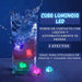 LED Ice Cubes x12 Bright Glowing Party Lights RGB Sensor Drinks Bar 2