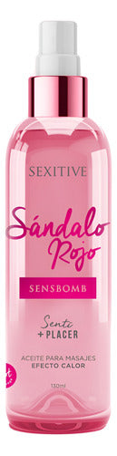 Sexitive Massage Oil Lubricant Maca or Sandalwood 130ml 0