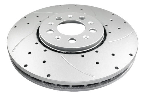 Gr Frenos Racing Brake Discs Volkswagen Bora 1.8 Turbo Front 2008 1