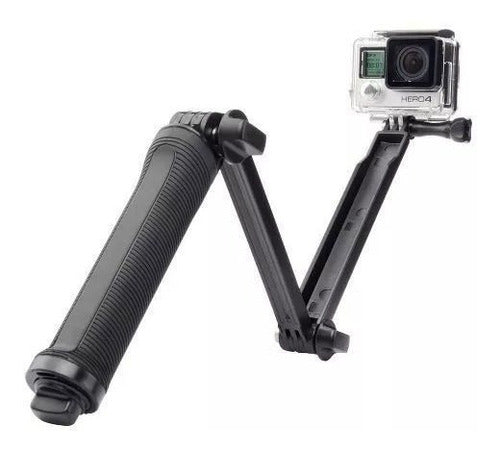 Bastão Gopro Extensível Monopod Stand Mini TriPod 3 Way 0