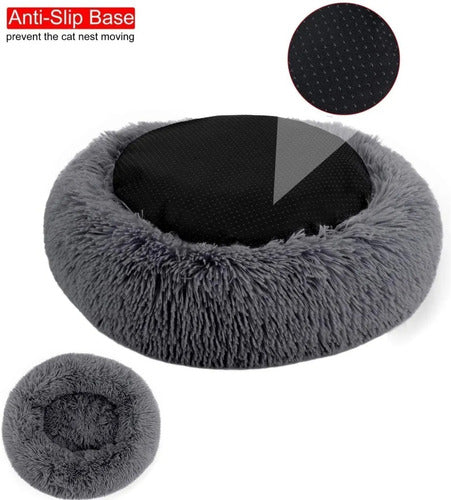 Catit Fluffy Cat Bed with High Edges 5