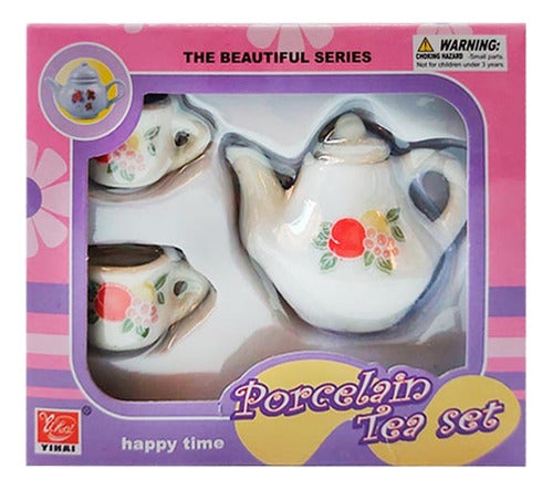 Yihai Mini Set De Porcelana Juego De Te 3 Piezas Porcelain Tea M4e 0