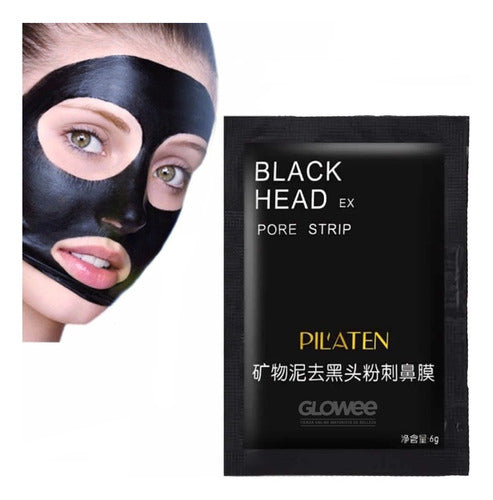 Pilaten Black Mask Set of 3 - Mascara Negra Pilaten X 3 Unidades